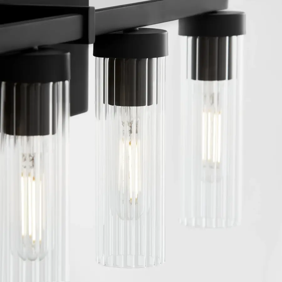 Kilbey 5-Light Vanity Light in Matte Black - Image 2