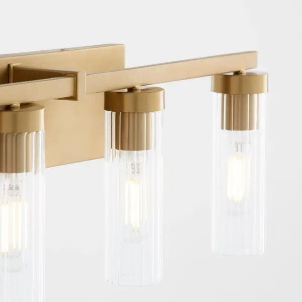 Kilbey 5-Light Vanity in Aged Brass - Image 3