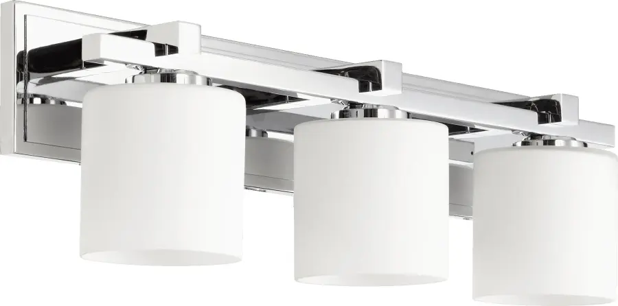 3-Light Chrome Vanity Light