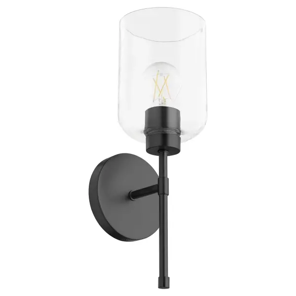 Tribute 1-Light Wall Sconce in Matte Black - Image 1