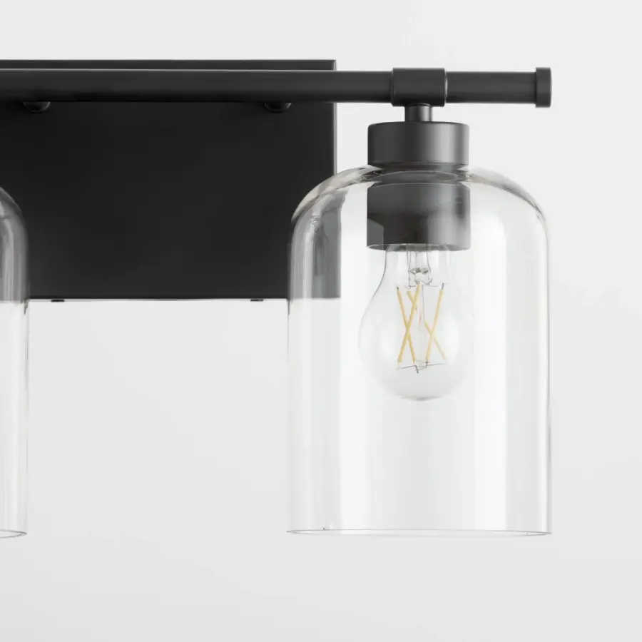 Tribute 2-Light Vanity in Matte Black - Image 4