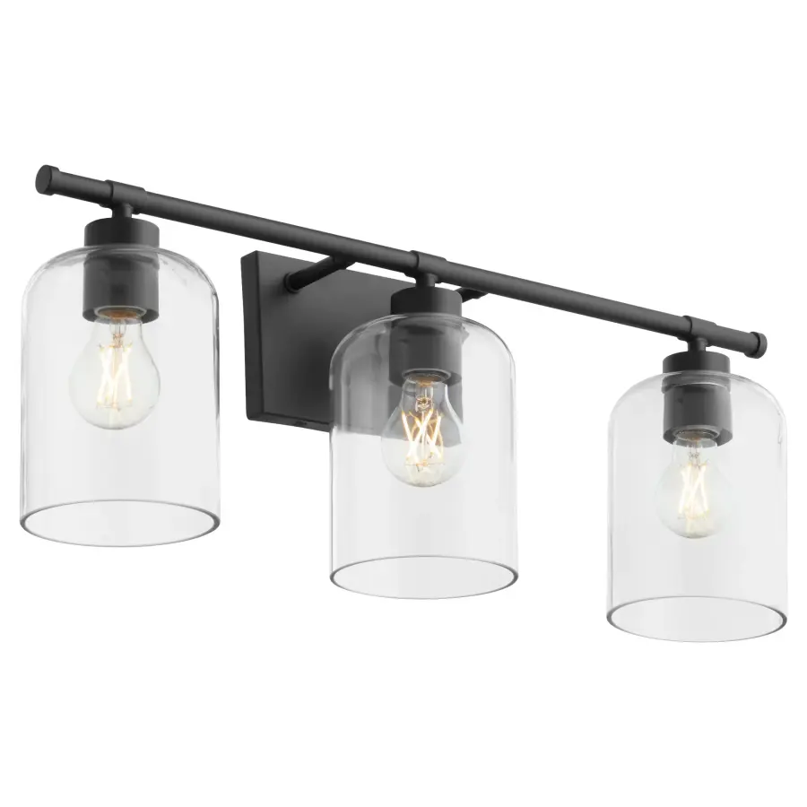 Tribute 3-Light Vanity in Matte Black - Image 2