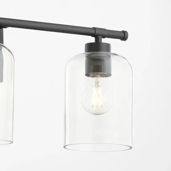 Tribute 3-Light Vanity in Matte Black - Image 4