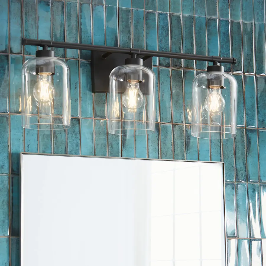 Tribute 3-Light Vanity in Matte Black - Image 5