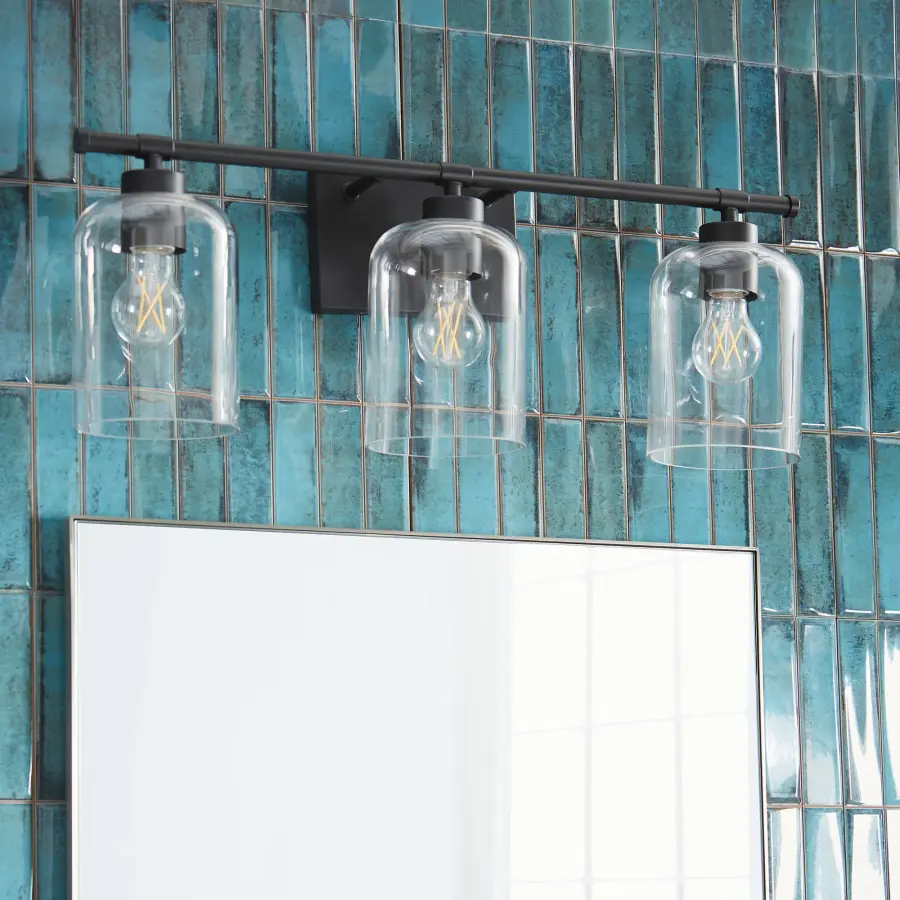 Tribute 3-Light Vanity in Matte Black - Image 6