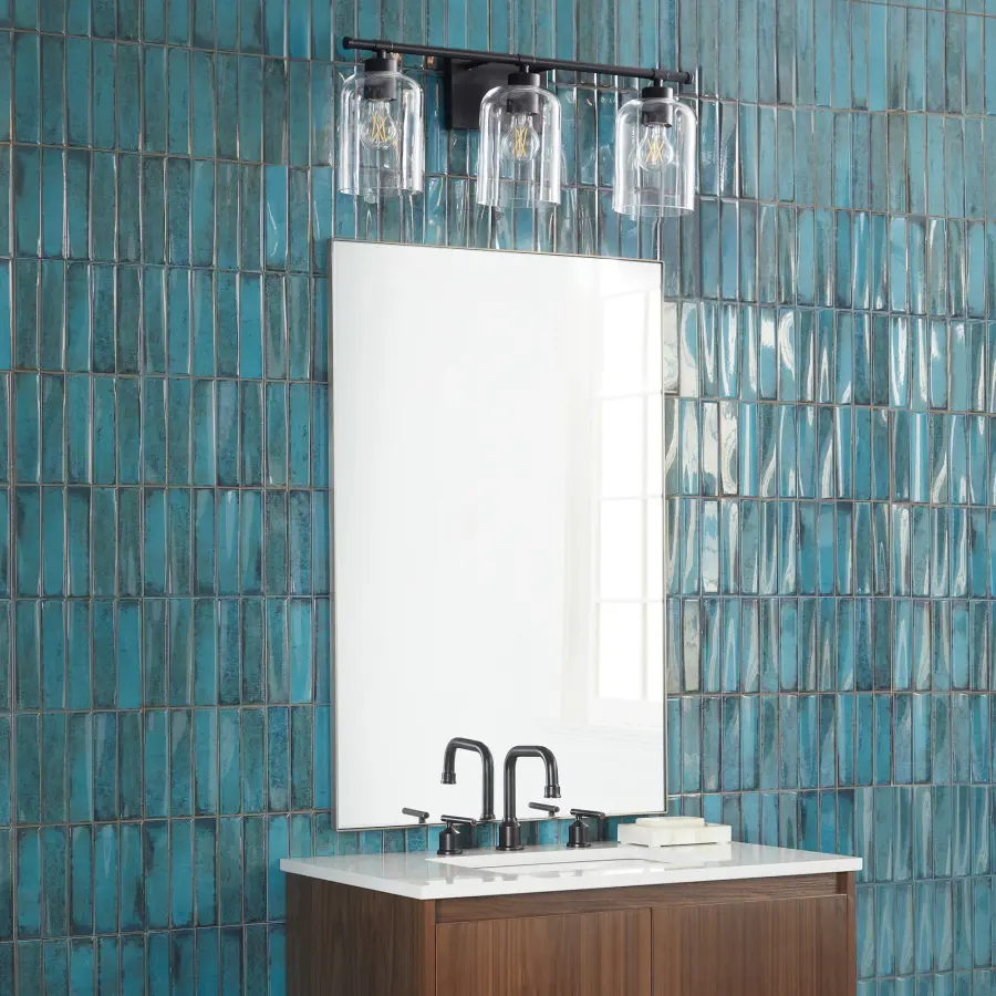 Tribute 3-Light Vanity in Matte Black - Image 8