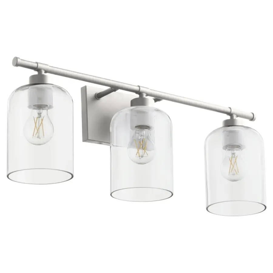 Tribute 3-Light Vanity in Satin Nickel - Image 1