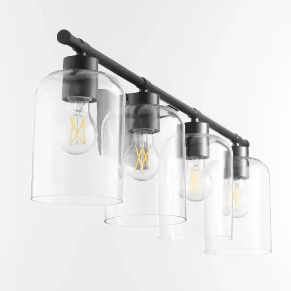 Tribute 4-Light Vanity in Matte Black - Image 3