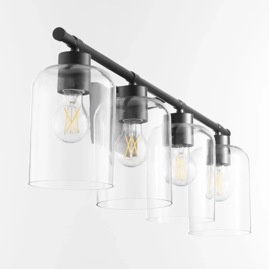Tribute 4-Light Vanity in Matte Black - Image 3