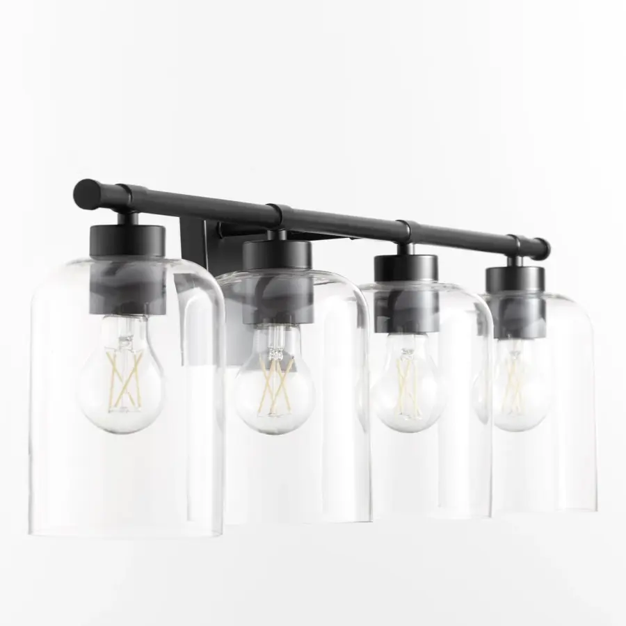 Tribute 4-Light Vanity in Matte Black - Image 4