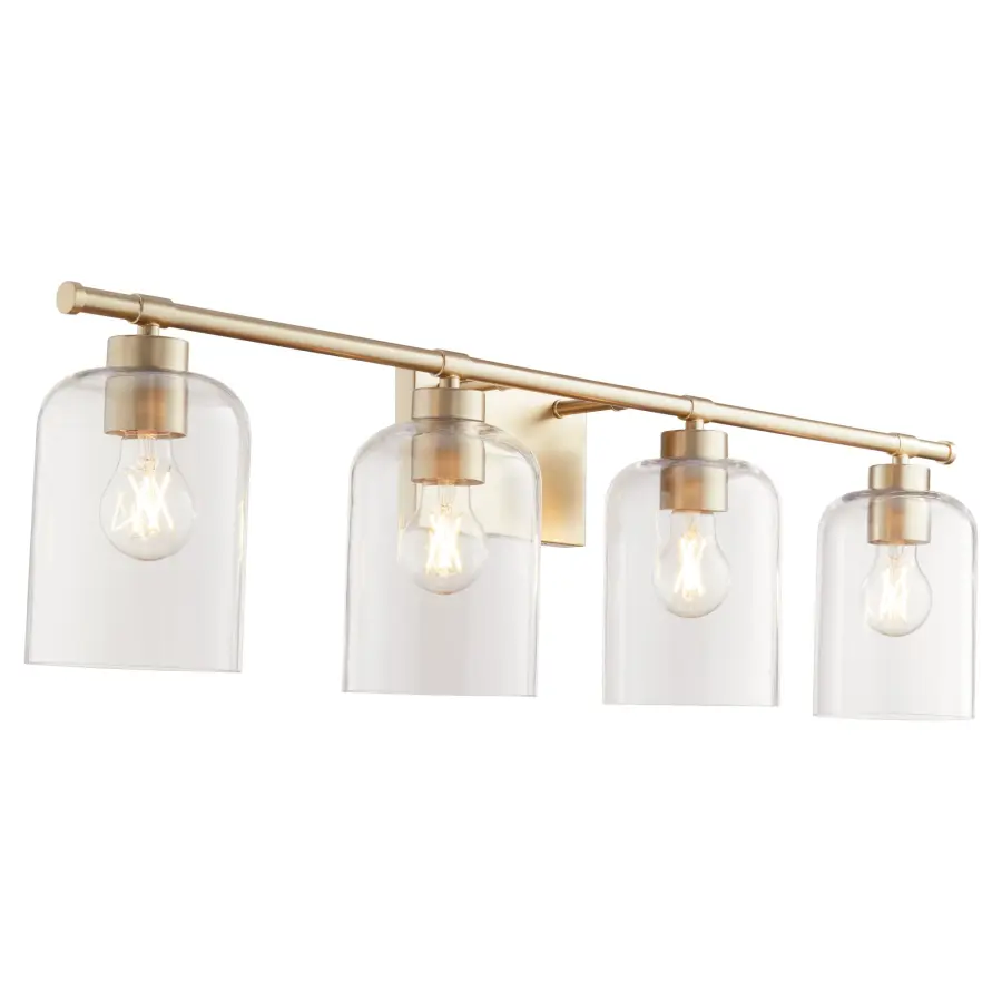 Tribute 4-Light Vanity in Aged Brass - Image 2