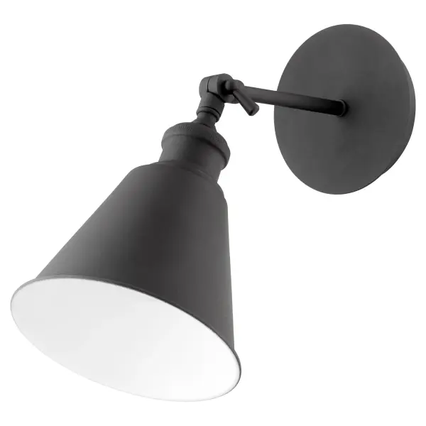 The Small Cone Wall Sconce brings uncomplicated radiance and Mid-Century Modern elegance to any space. Perfect for spotlighting artwork or providing ambient illumination in foyers, hallways, and living areas. - alternate view