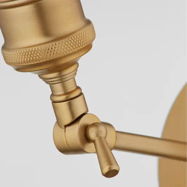 Small Cone Wall Mount in Aged Brass - Image 5