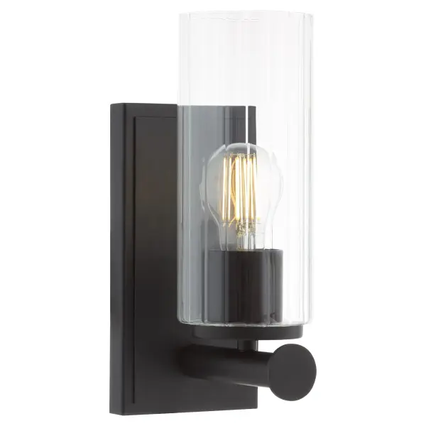 Mercier 1-Light Wall Sconce in Matte Black - Image 2