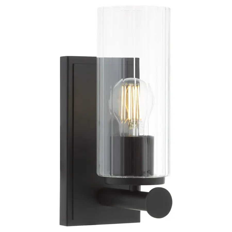 Mercier 1-Light Wall Sconce in Matte Black - Image 2