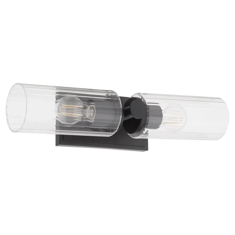 Mercier 2-Light Wall Sconce in Matte Black - Image 4