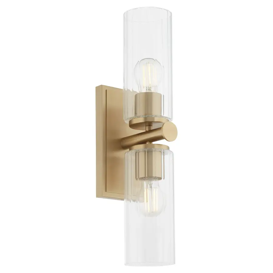 Mercier 2-Light Wall Sconce in Aged Brass - Image 2