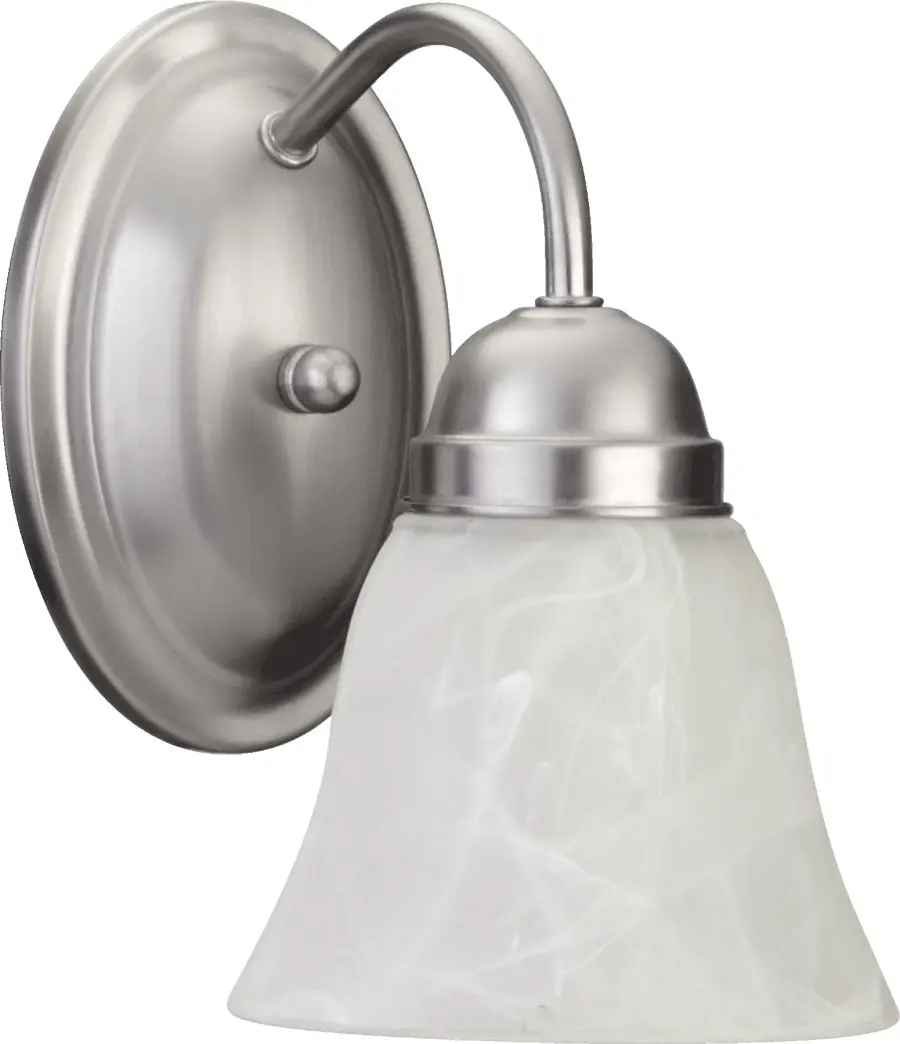 Traditional Satin Nickel Wall Sconce