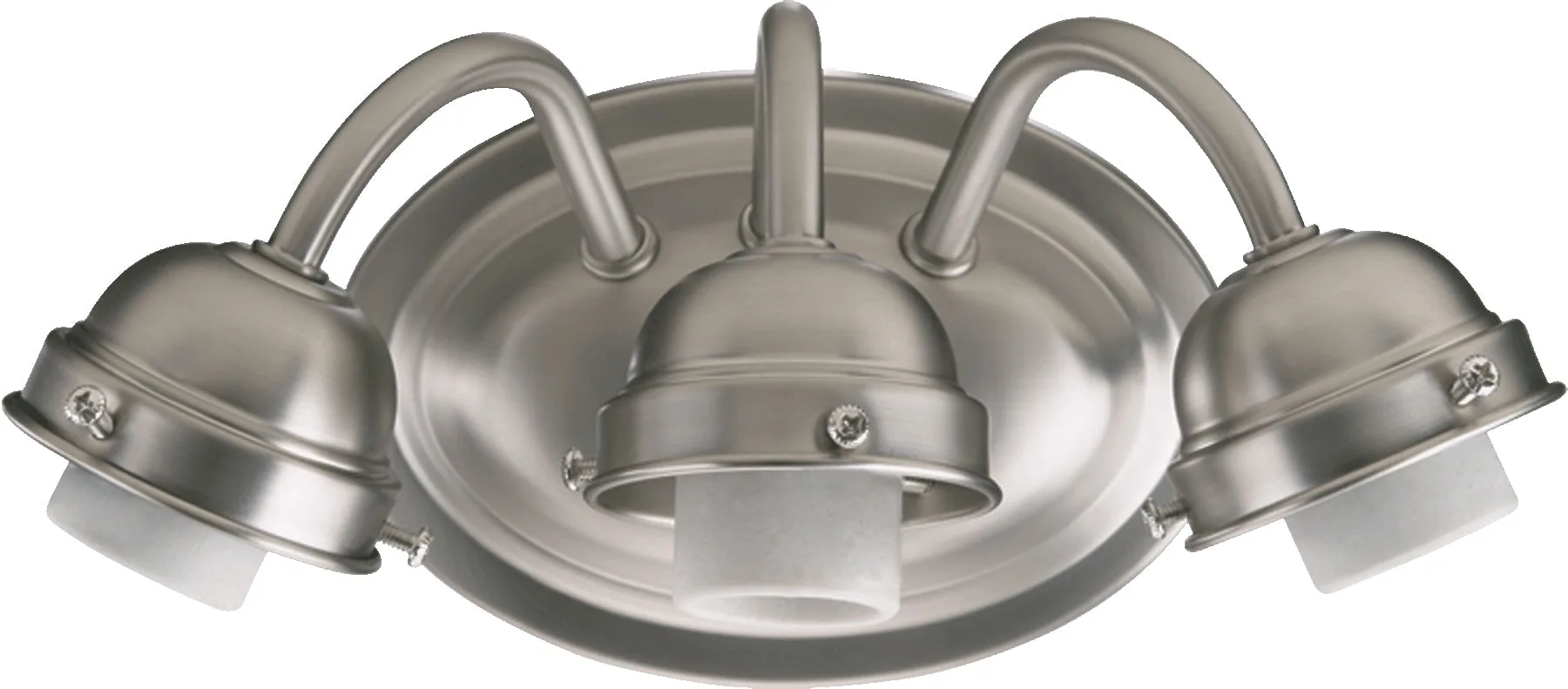 3-Light Wall Mount in Satin Nickel