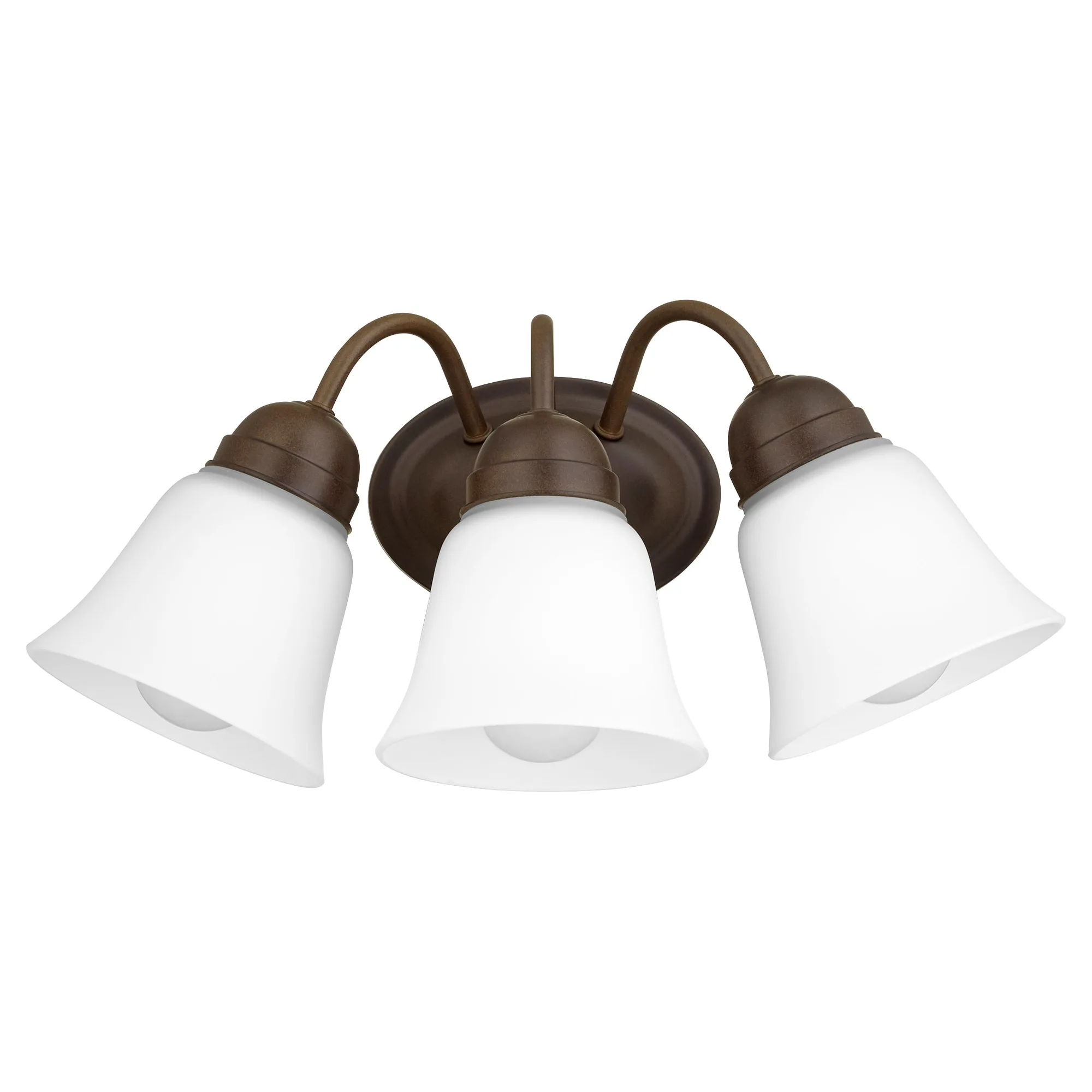 3-Light Traditional Oiled Bronze Wall Sconce