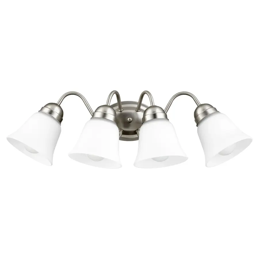 4-Light Satin Nickel Wall Mount - Image 1