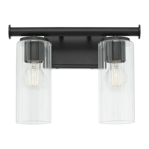 Mercier 2-Light Vanity in Matte Black - Image 2