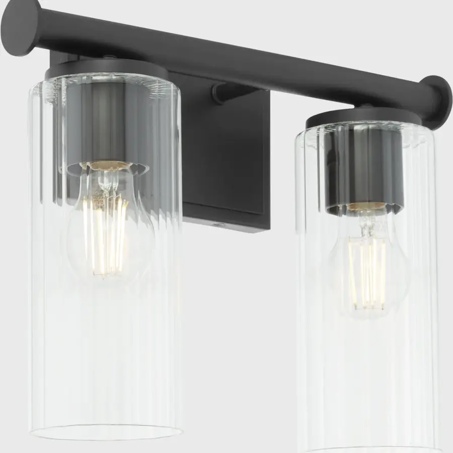 Mercier 2-Light Vanity in Matte Black - Image 3