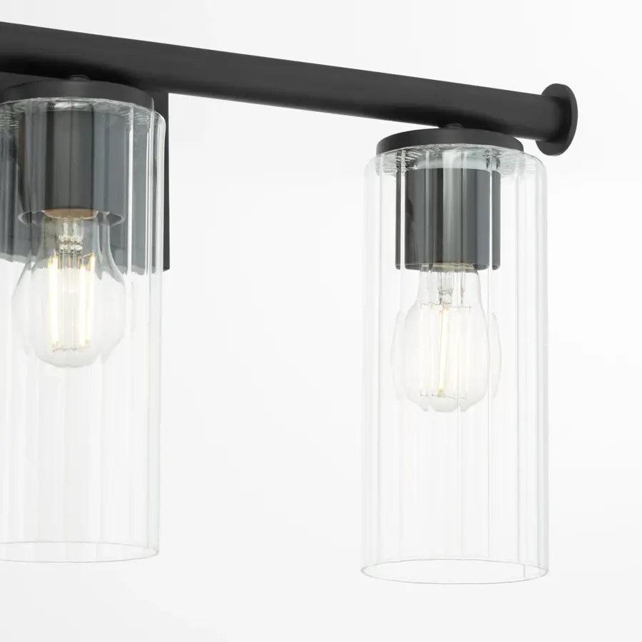 Mercier 3-Light Vanity in Matte Black - Image 3
