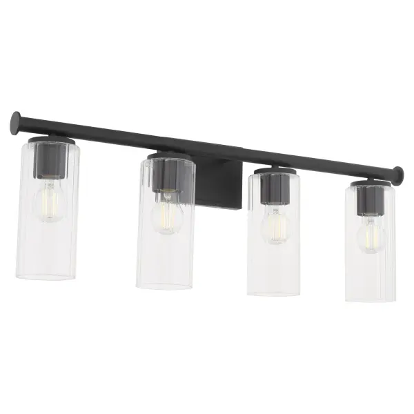 Mercier 4-Light Vanity in Matte Black - Image 2