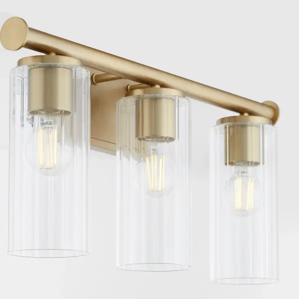 Mercier 4-Light Vanity in Aged Brass - Image 3