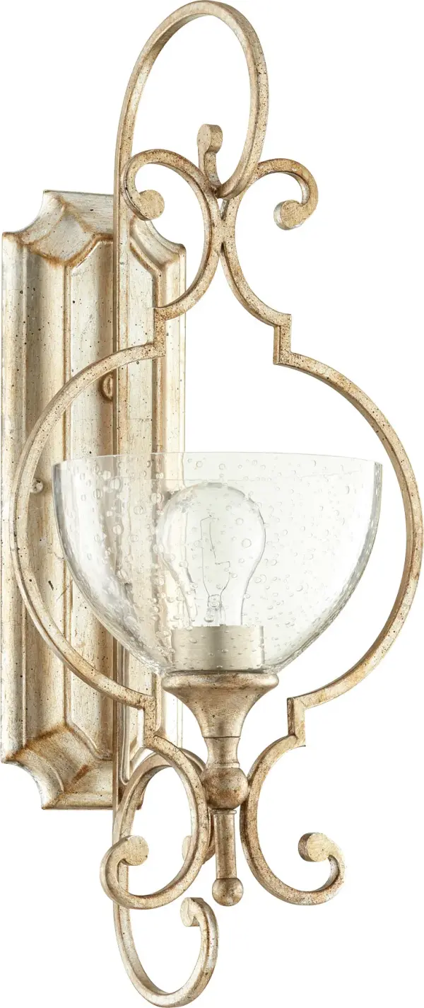 Elegant Traditional Sconce with Timeless Crystal Details - Image 1