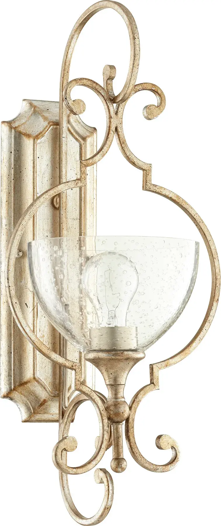 Elegant Traditional Sconce with Timeless Crystal Details - Image 1