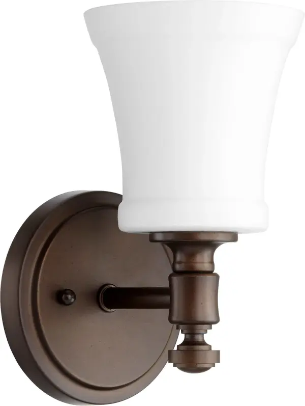 Rossington 1-Light Transitional Wall Sconce in Oiled Bronze