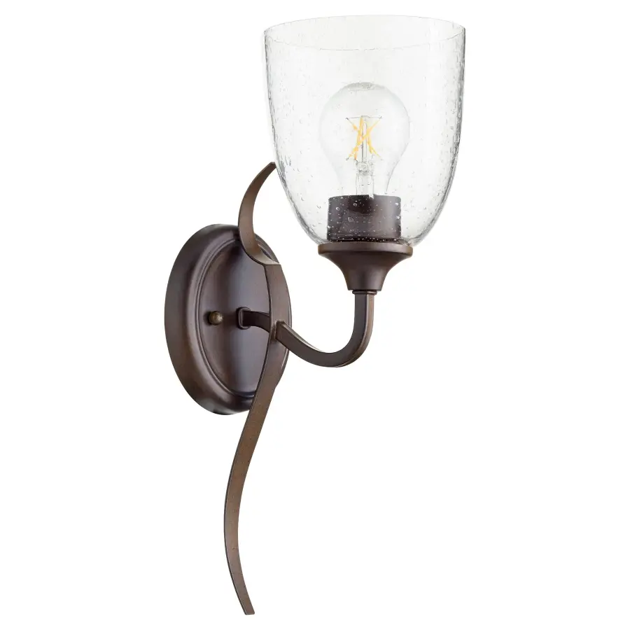 Jardin 1-Light Transitional Wall Sconce in Oiled Bronze