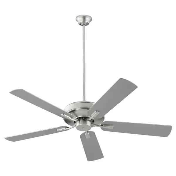 The Premier 52" Ceiling Fan delivers powerful airflow with whisper-quiet operation in a contemporary design. Five sleek blades and integrated lighting with a low-profile dome diffuser make it ideal for transitional and modern interiors. - alternate view