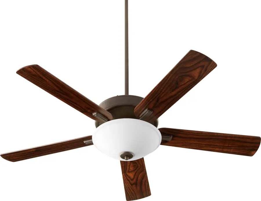 Premier 52" Oiled Bronze Ceiling Fan with Light - Image 1