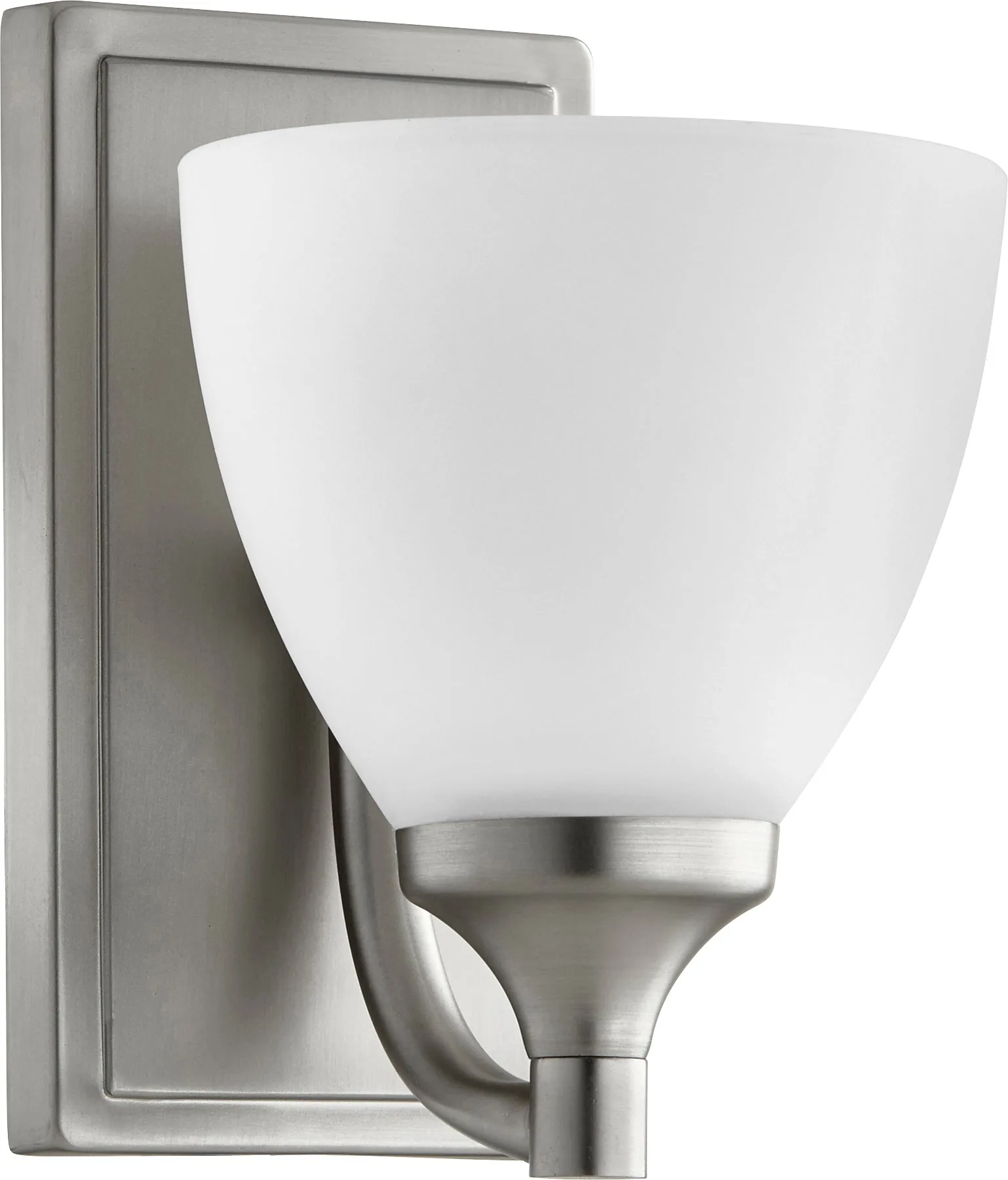 Enclave 1-Light Transitional Wall Sconce in Satin Nickel