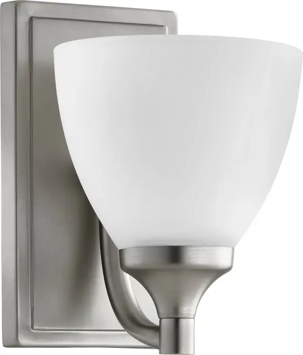 Enclave 1-Light Transitional Wall Sconce in Satin Nickel