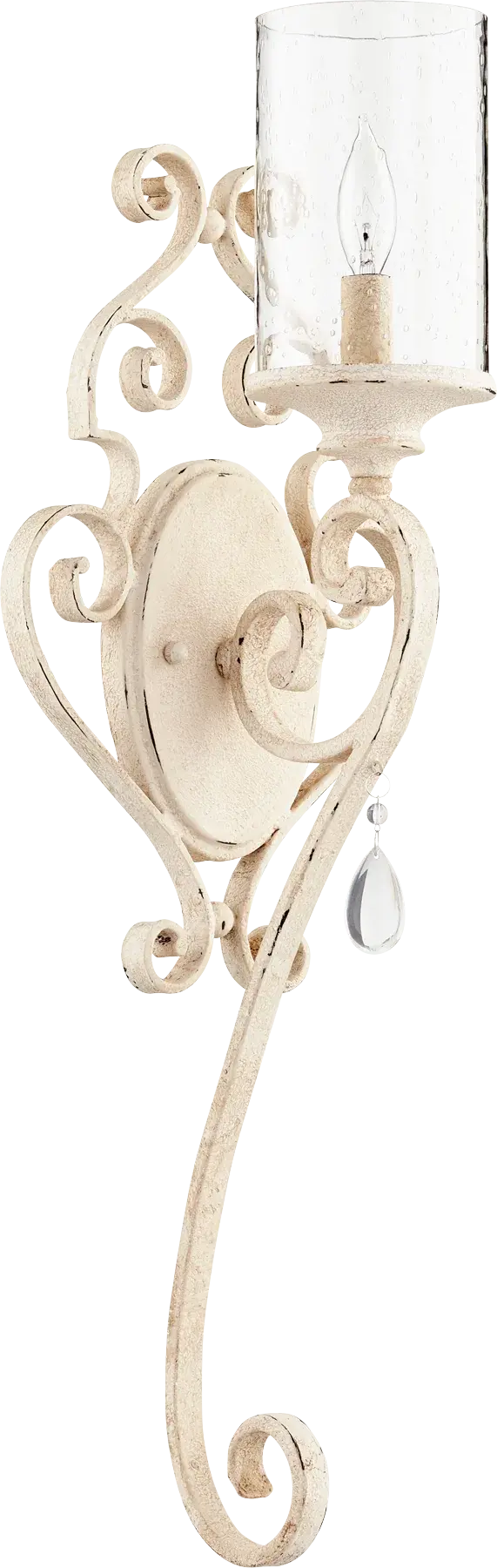 San Miguel 1-Light Traditional Wall Sconce in Persian White - Image 2