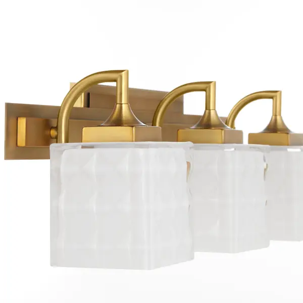 Diamonte 3-Light Vanity in Brushed Brass - Image 4