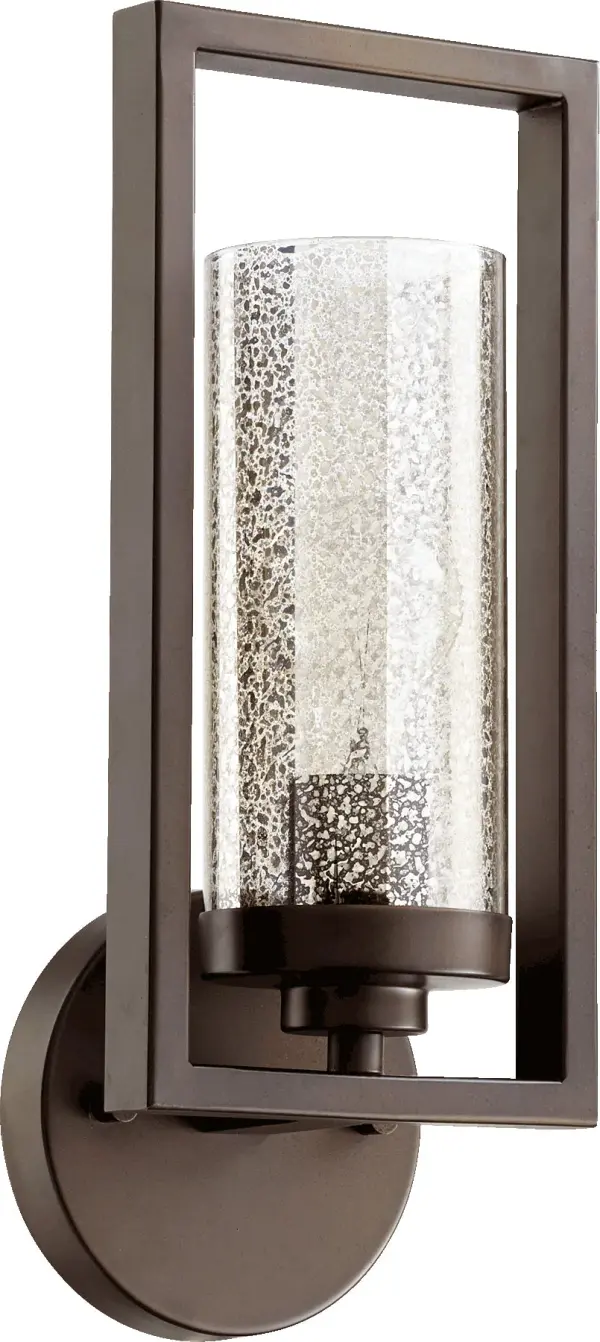 Julian 1-Light Transitional Wall Sconce in Oiled Bronze - Image 1