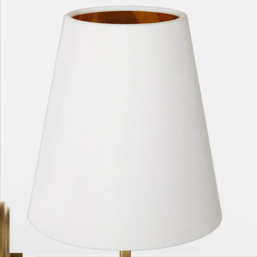 Karnes 1-Light Wall Sconce in Aged Brass - Image 3