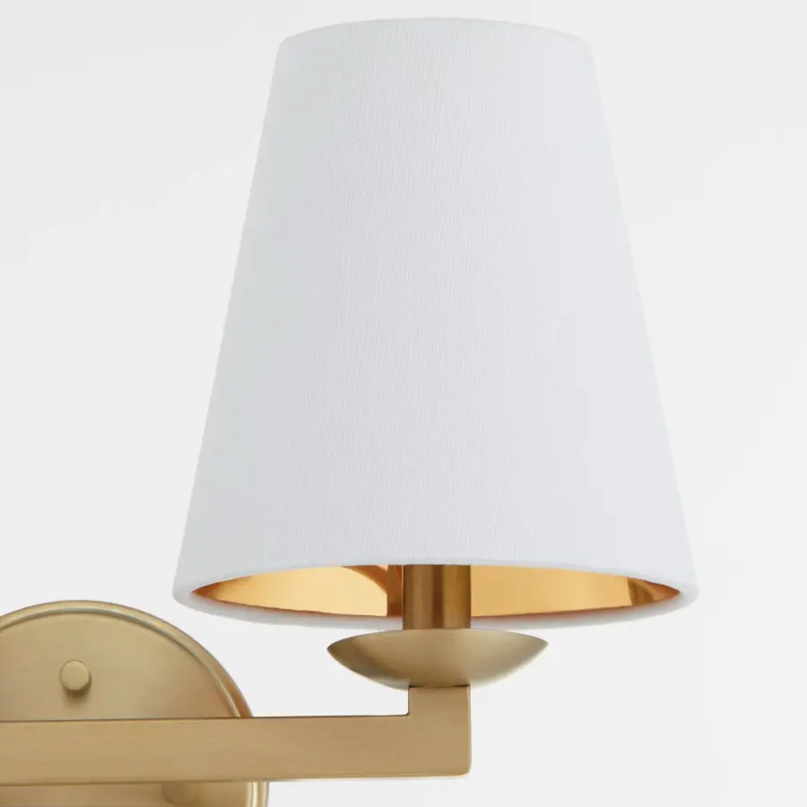 Karnes 2-Light Wall Sconce in Aged Brass - Image 3