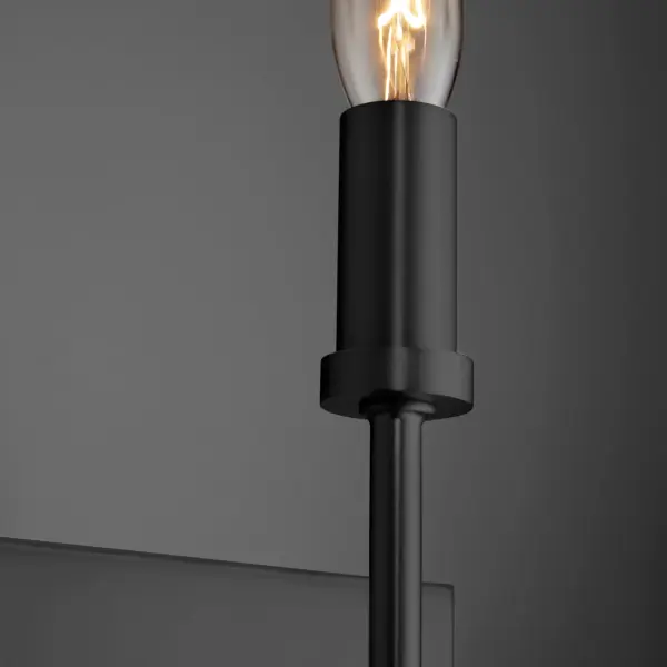 Harmony 1-Light Wall Sconce in Matte Black - Image 4