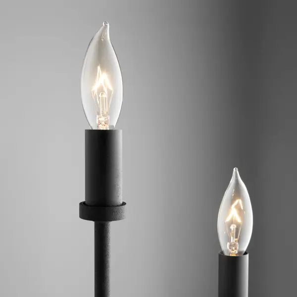 Harmony 3-Light Wall Sconce in Black and Aged Brass - Image 5