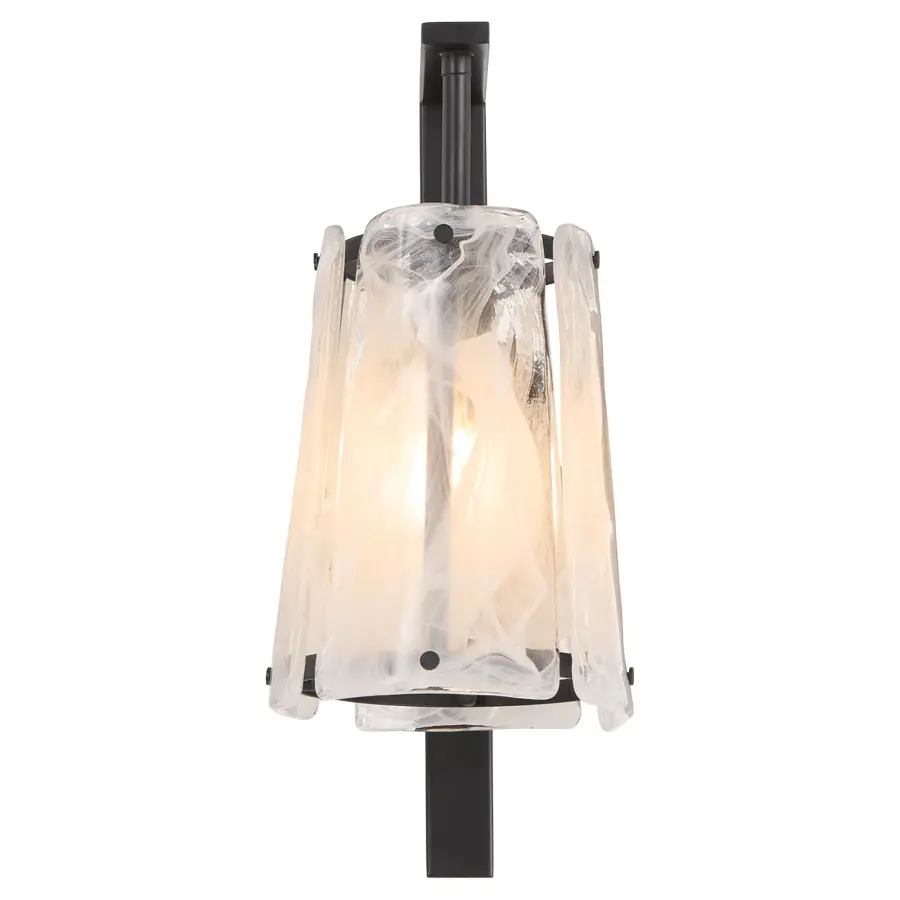 Prestige 1-Light Wall Sconce in Matte Black - Image 2
