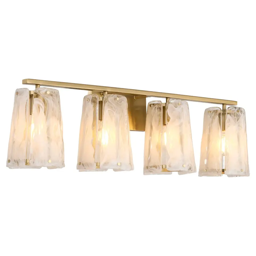 Prestige 4-Light Vanity in Aged Brass - Image 2