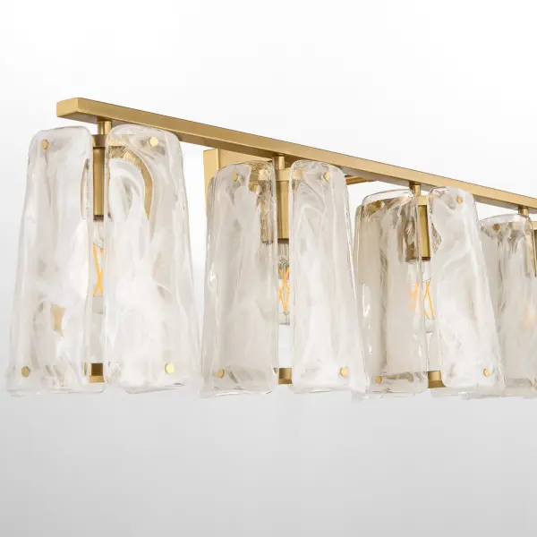 Prestige 4-Light Vanity in Aged Brass - Image 4