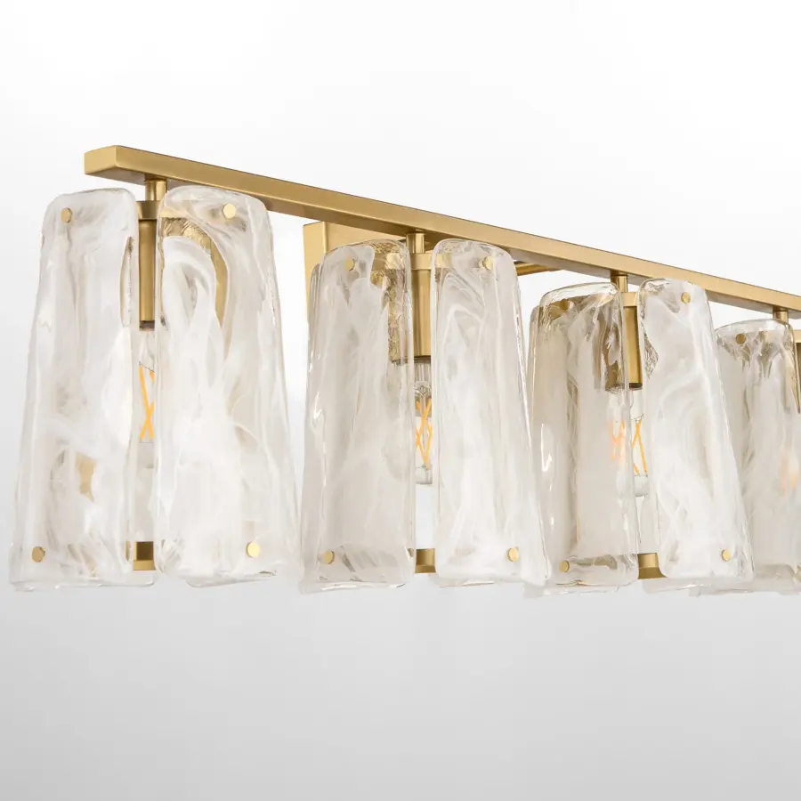 Prestige 4-Light Vanity in Aged Brass - Image 4