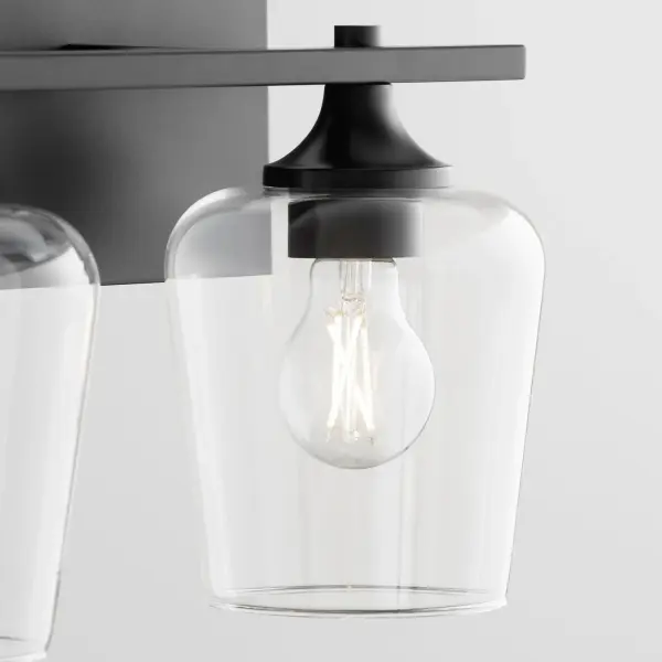 Classic Vanity Lighting with Modern Matte Black Finish - Image 3